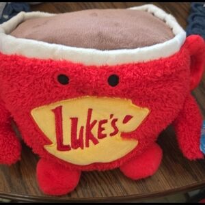 Luke's Red Plush Stuffed Animal Gilmore Girls